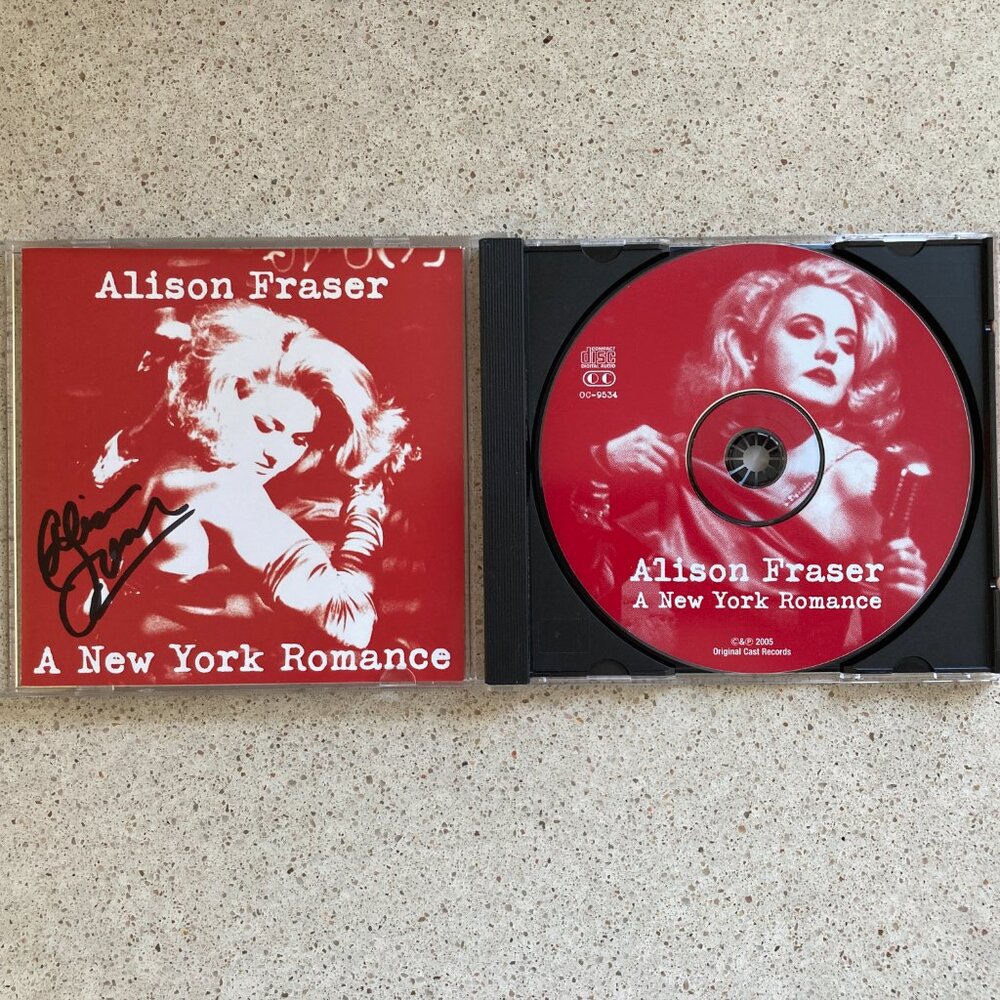Signed Alison Fraser CD titled A New York Romance Autographed Brand New 2005 - Picture 4 of 4